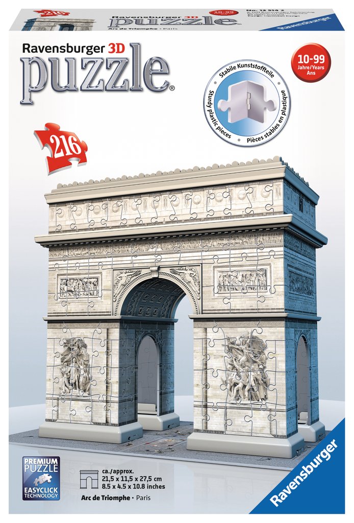 Puzzle 3D Midi -Arco del Triunfo- Ravensburger
