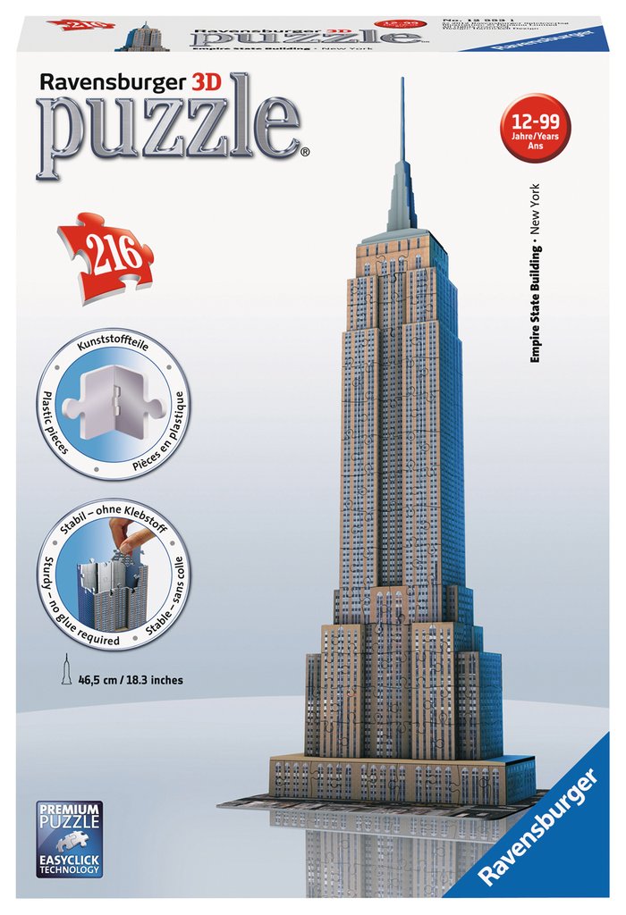 Puzzle 3D Midi -Empire State Building- Ravensburger