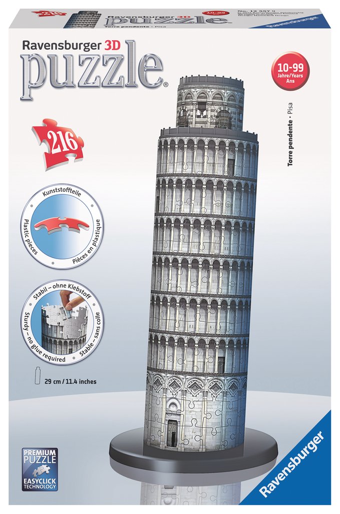 Puzzle 3D Midi -Torre de Pisa- Ravensburger