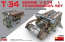 Motor T-34 Engine V-2-34 & Transmission 1/35 MiniArt