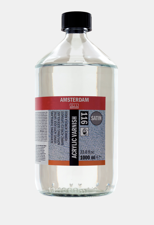 Barniz Acrílico Satinado Amsterdam 1000 ml. Talens