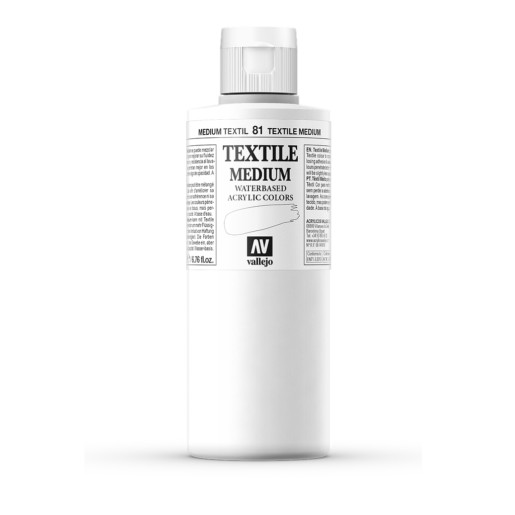 Medium Textil 200 ml. Acrylicos Vallejo