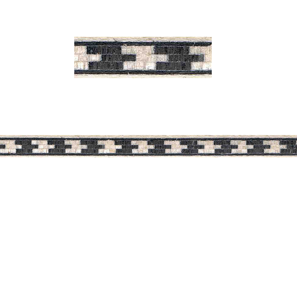 Greca Marquetería / Taracea 6,8 x 500 mm. Mod. 160 (1 pz.)