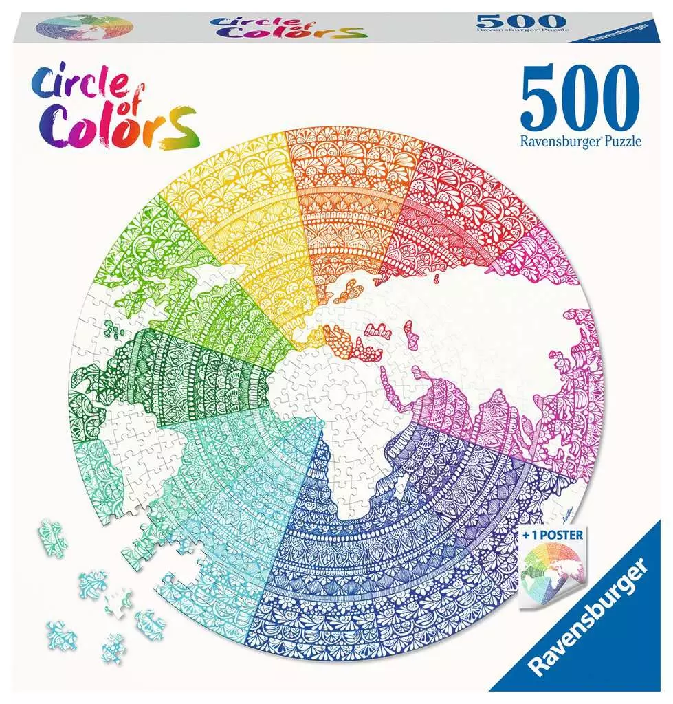 Puzzle 500 piezas Circular -Mandala- Ravensburger