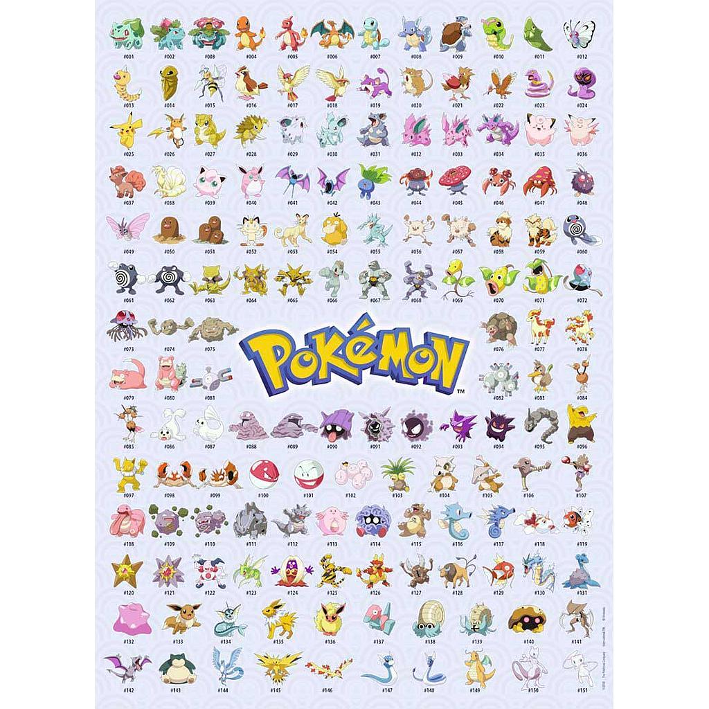 Puzzle 500 piezas -Pokemon- Ravensburger