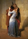 Puzzle 1000 piezas -Hayez: El Beso- Ravensburger