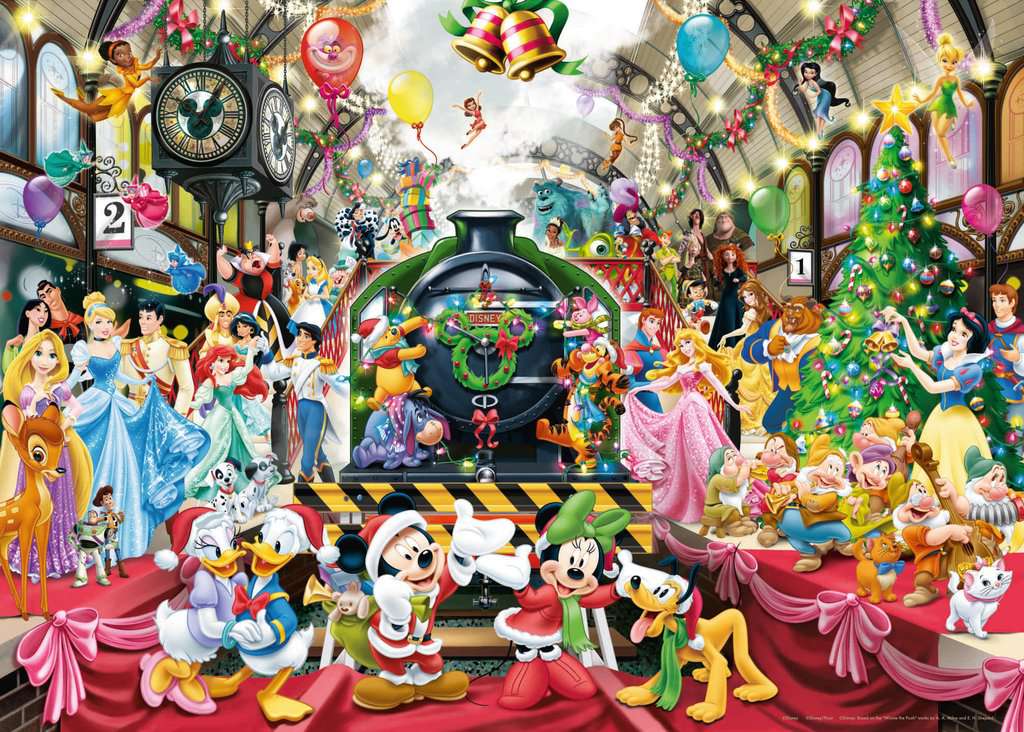 Puzzle 1000 piezas -Navidad Disney- Ravensburger