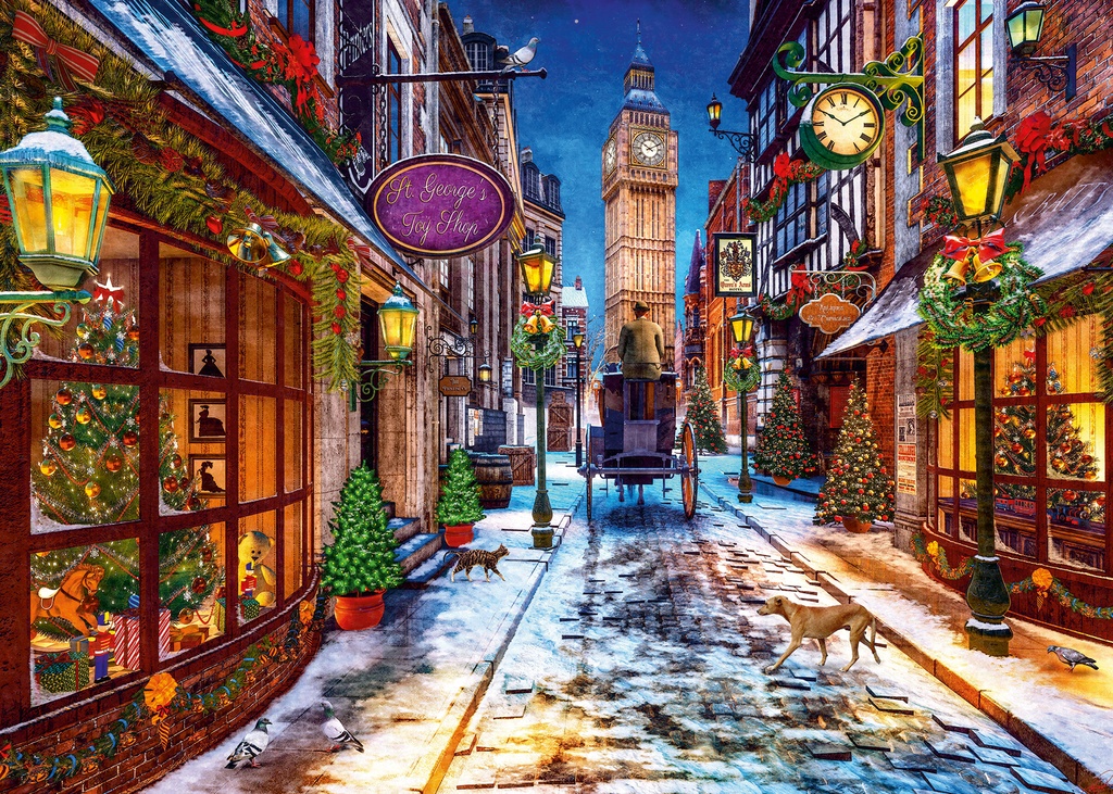 Puzzle 1000 piezas -Tiempo de Navidad- Ravensburger