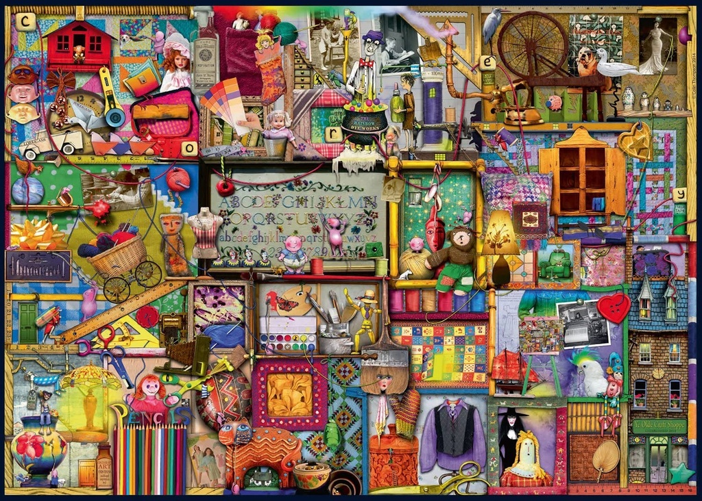 Puzzle 1000 piezas -The Craft Cupboard- Ravensburger