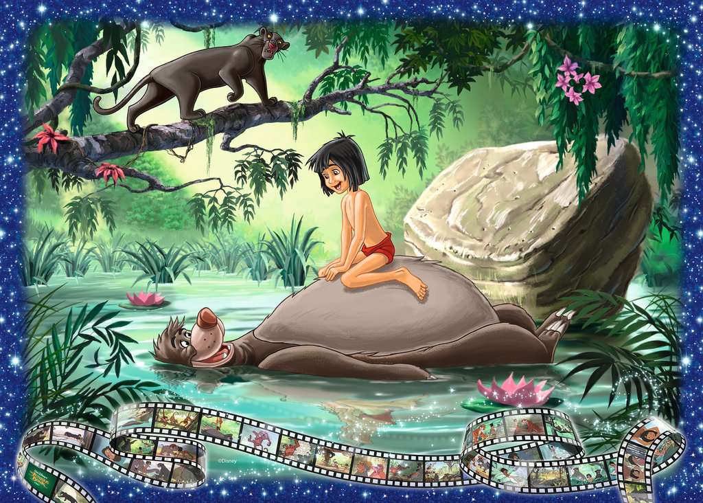 Puzzle 1000 piezas -Disney Classic: El Libro de la Selva- Ravensburger