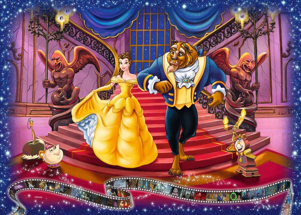 Puzzle 1000 piezas -Disney Classic: La Bella y la Bestia- Ravensburger