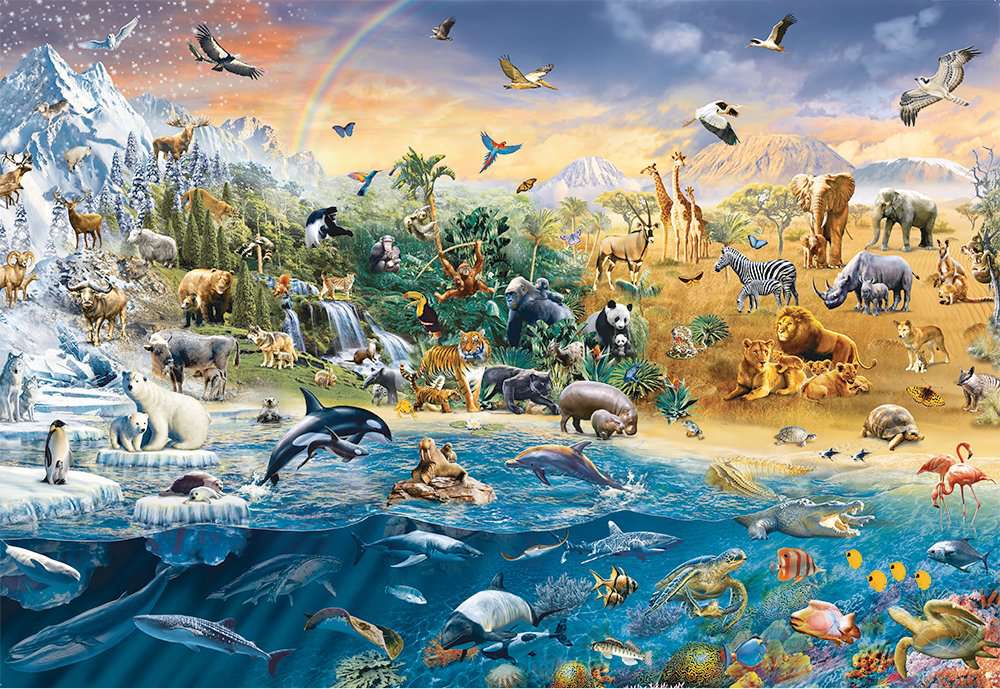 Puzzle 1500 piezas -Mundo Salvaje- Ravensburger