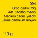 Pigmento Amarillo Cadmio Medio 110 gr. Dalbe