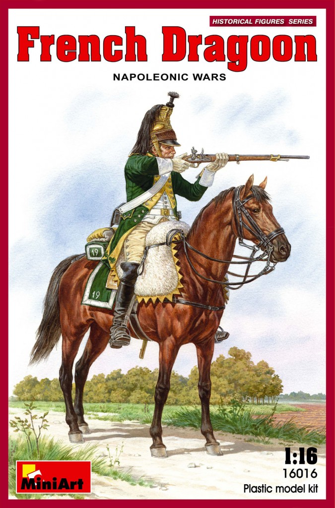 Figura 1/16 French Dragoon Napoleónico MiniArt