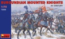 Figuras 1/72 Caballeros Montados Burgundian (Siglo XV) MiniArt