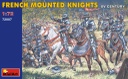 Figuras 1/72 Caballeros Montados Franceses (Siglo XV) MiniArt