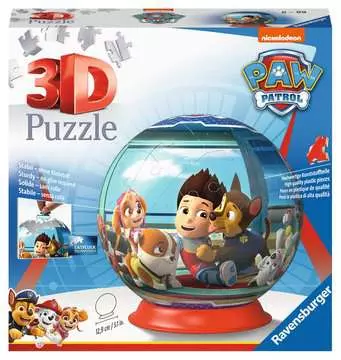 Puzzle 3D Puzzleball 72 pzs. Patrulla Canina Ravensburger