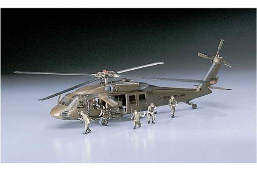 Helicóptero 1:72 -UH‐60A BLACK HAWK- Hasegawa