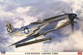 Avión 1/32 -P‐51D Mustang w/Rocket Tubes- Hasegawa