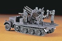 Carro 1:72 -8Ton Half Track Quadruple 20mm AA.- Hasegawa