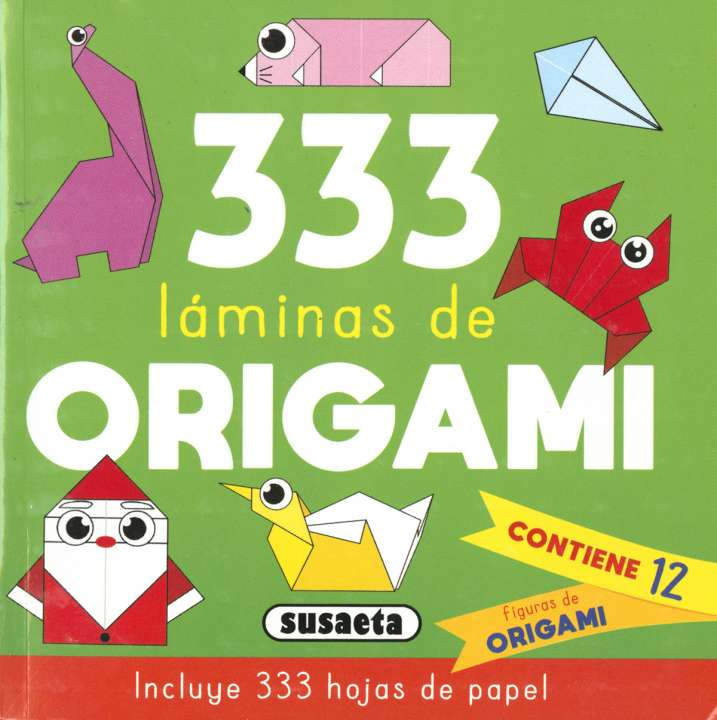 333 Láminas de Origami -Verde- Susaeta Ediciones