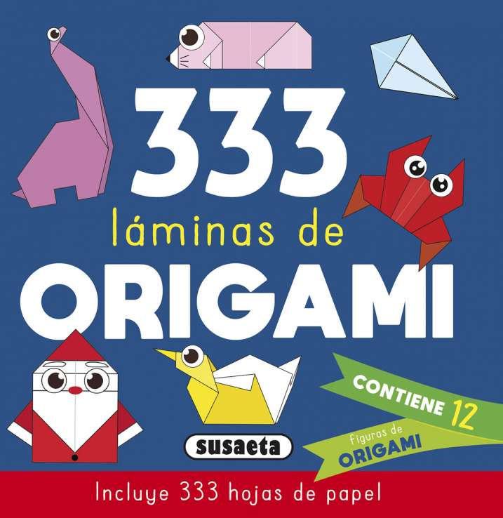 333 Láminas de Origami -Azul- Susaeta Ediciones