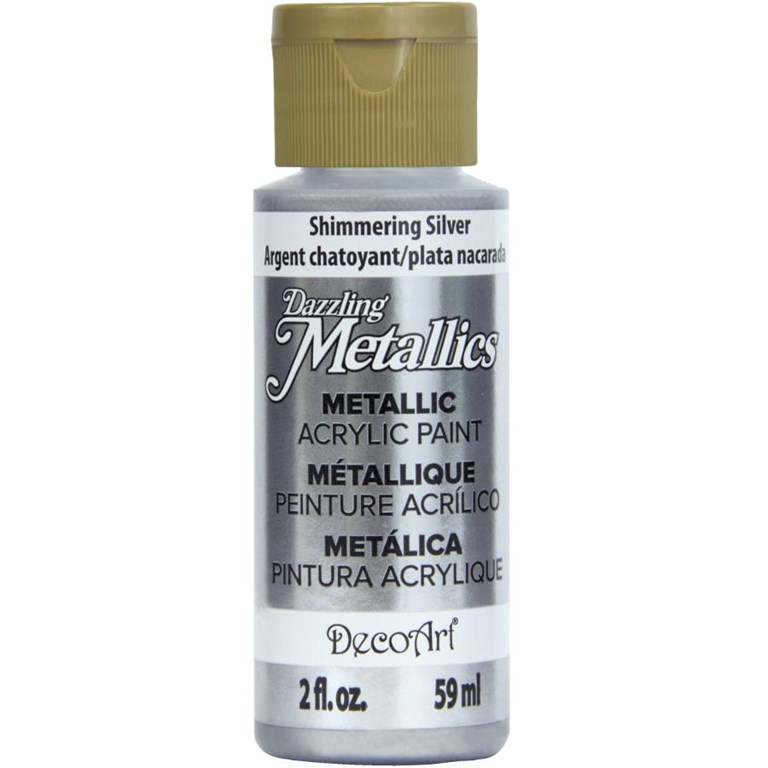 Pintura Acrílica Dazzling Metallics 60 ml. Decoart