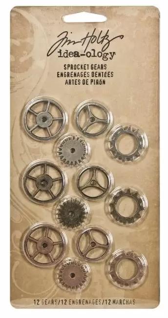 Mini Engranajes (12 pzs.) Tim Holtz