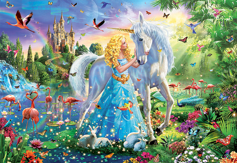 Puzzle 1000 piezas -La Princesa y el Unicornio- Educa