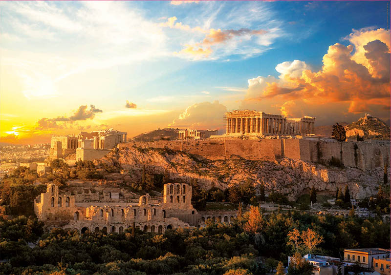 Puzzle 1000 piezas -Acrópolis Atenas- Educa