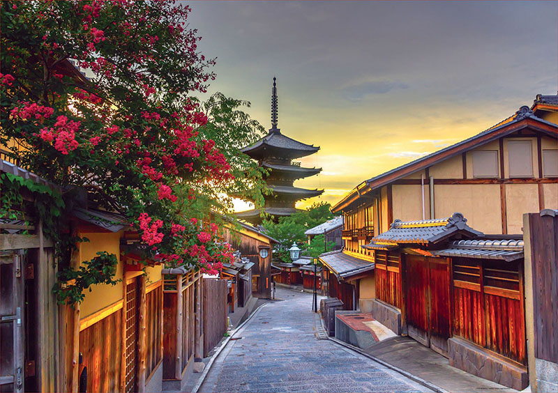 Puzzle 1000 piezas -Pagoda Yasaka, Kioto, Japón- Educa