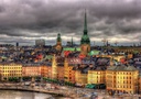 Puzzle 1000 piezas -Vistas de Estocolmo, Suecia- Educa