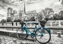 Puzzle 500 piezas -Bicicleta en Notre Dame- Educa