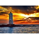 Puzzle 1000 piezas -Faro de Mangiabarche Isla de Sant’Antioco, Sardegna- Ravensburger
