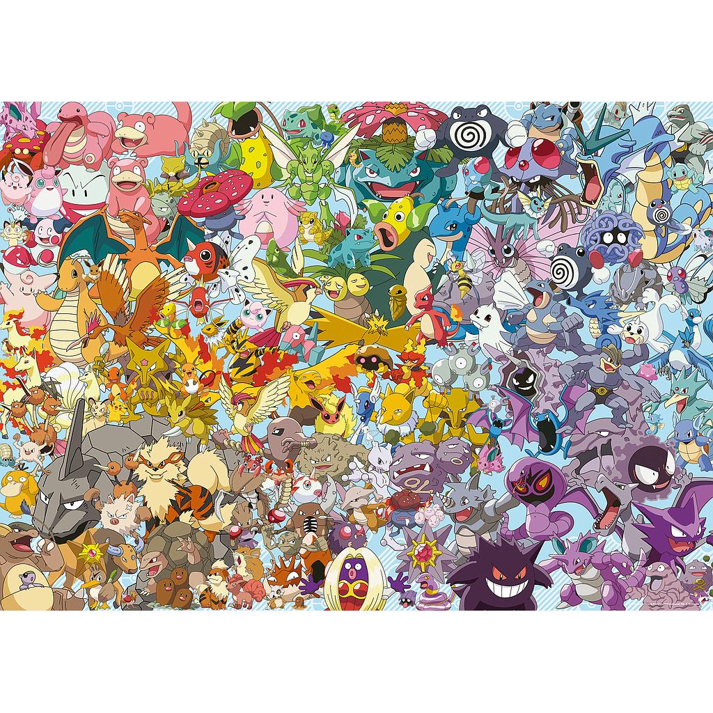Puzzle 1000 piezas -Challenge Puzzle Pokemon- Ravensburger