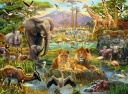 Puzzle 200 piezas XXL -Animales de la Sabana- Ravensburger