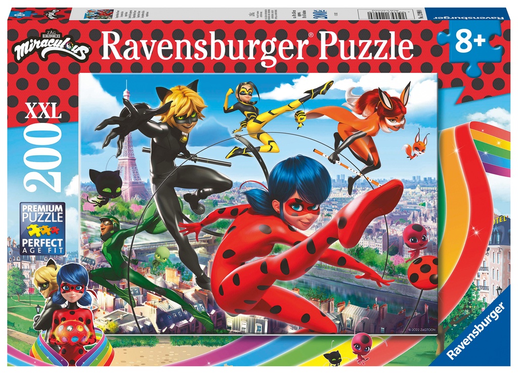Puzzle 200 piezas XXL -Miraculous- Ravensburger