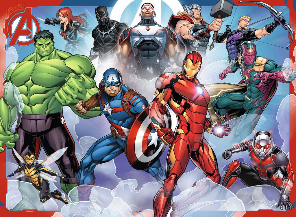 Puzzle 100 piezas XXL -Avengers- Ravensburger