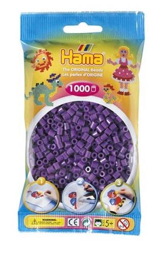 Bolsa 1000 piezas -Morado 07- Hama Midi