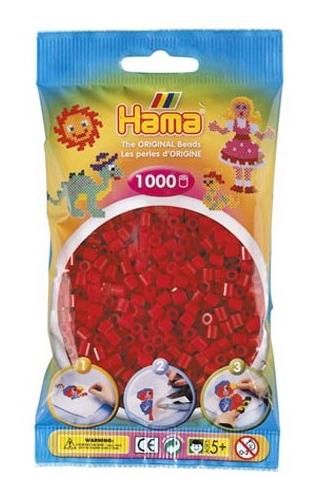 Bolsa 1000 piezas -Rojo Oscuro 22- Hama Midi