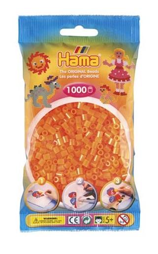 Bolsa 1000 piezas -Naranja Neón 38- Hama Midi