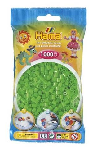 Bolsa 1000 piezas -Verde Neón 42- Hama Midi