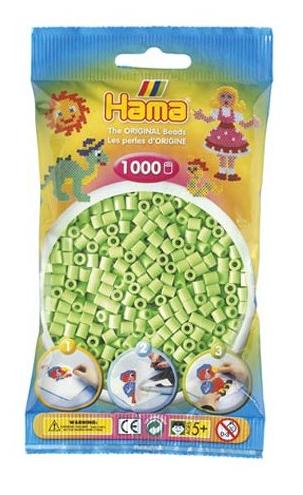 Bolsa 1000 piezas -Verde Pastel 47- Hama Midi