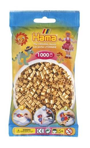 Bolsa 1000 piezas -Dorado Metalizado 61- Hama Midi