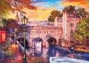 Puzzle 1000 piezas -Noche romántica en Bath (Puente Pulteney)- Ravensburger