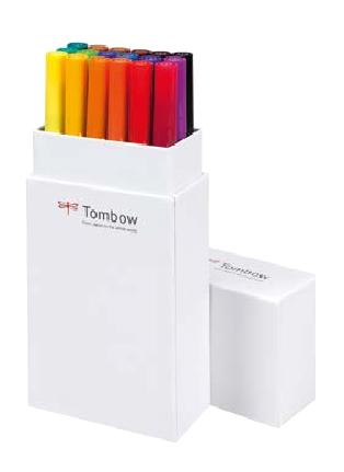 Estuche 18 Rotuladores -Colores Primarios- ABT Dual Brush Pen Tombow