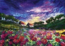 Puzzle 1000 piezas -Felted Art Sundown Poppies- Heye