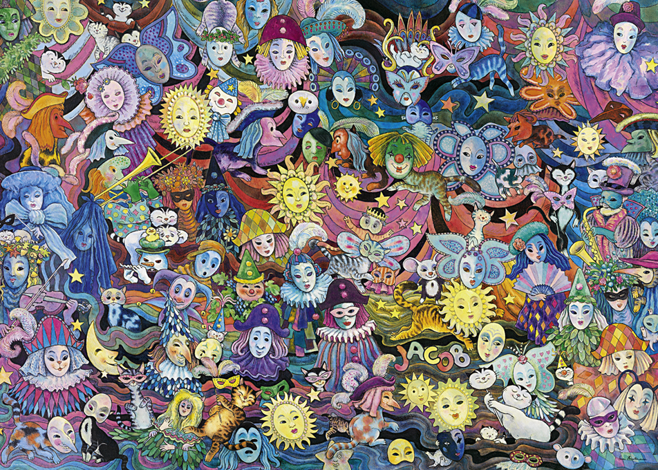 Puzzle 1000 piezas -Masquerade, Hartmann- Heye