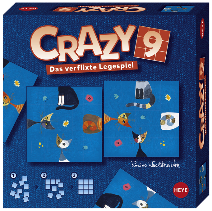 Juego Crazy 9 -Wachtmeister, Cats- Heye