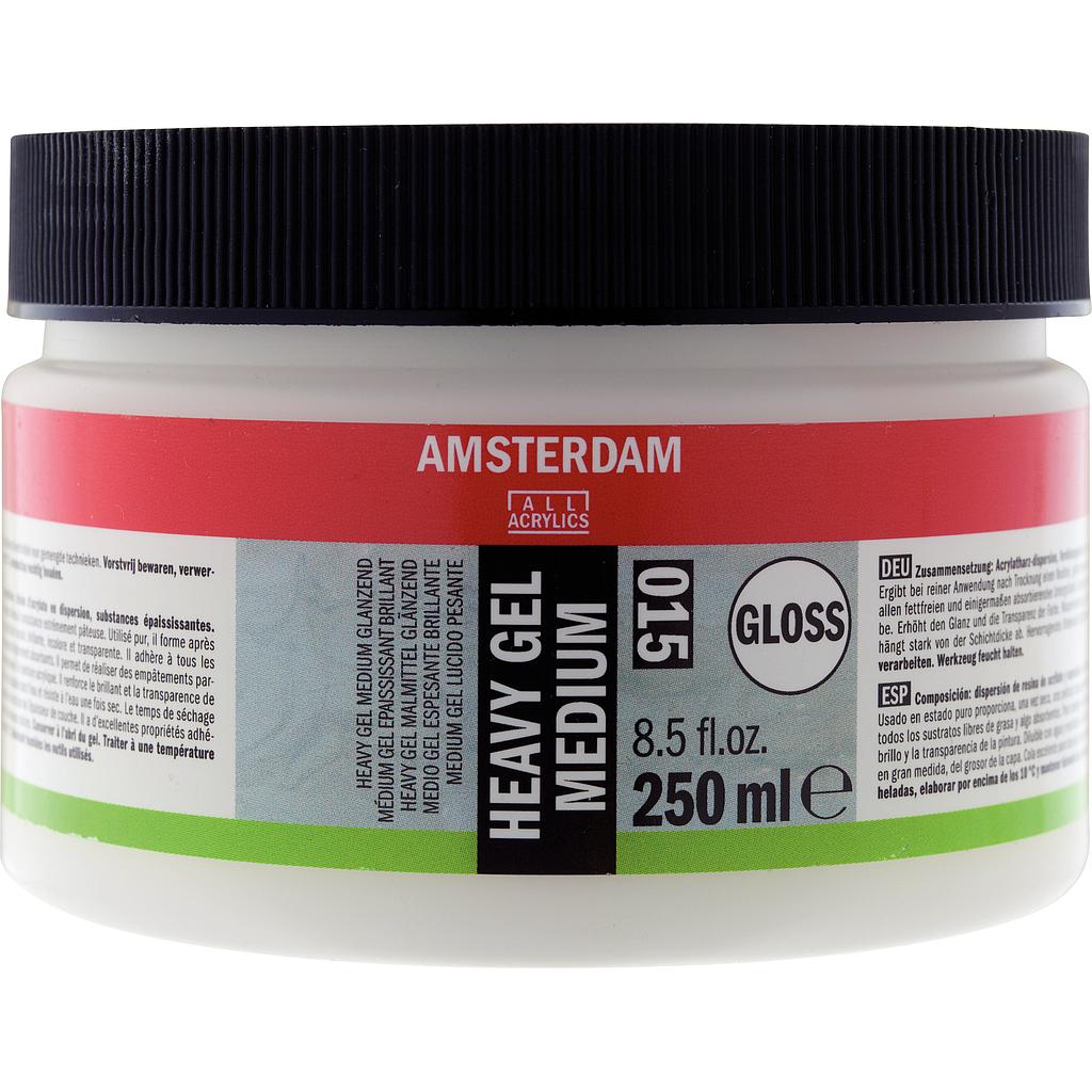 Gel Medium para Acrílico -Heavy Brillante- 250 ml. Amsterdam Talens